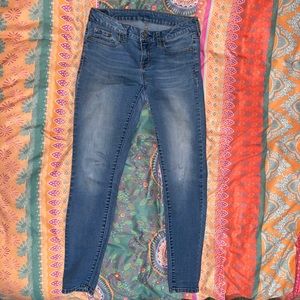 Super stretchy skinny jeans jeggings with pockets